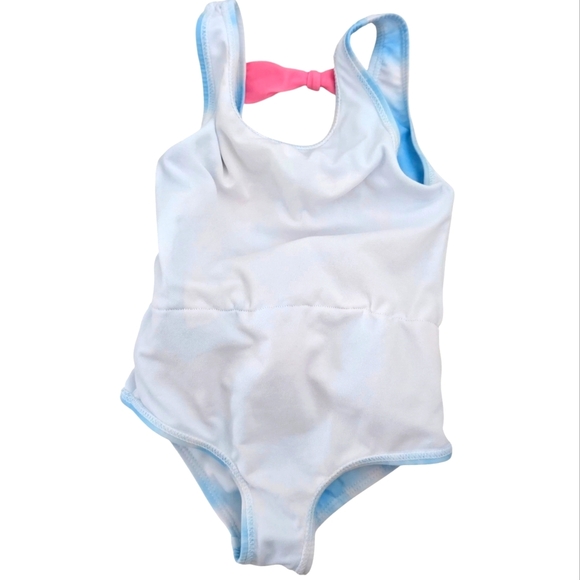 Disney Girls Cinderella Swimsuit Blue and Pink Tutu Swimsuit Size 4T - Picture 3 of 6